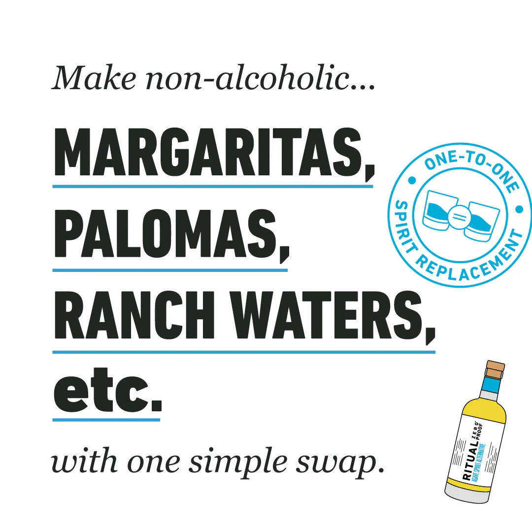 Agave Spirit Alternative, non-alcoholic margaritas, non-alcoholic tequila