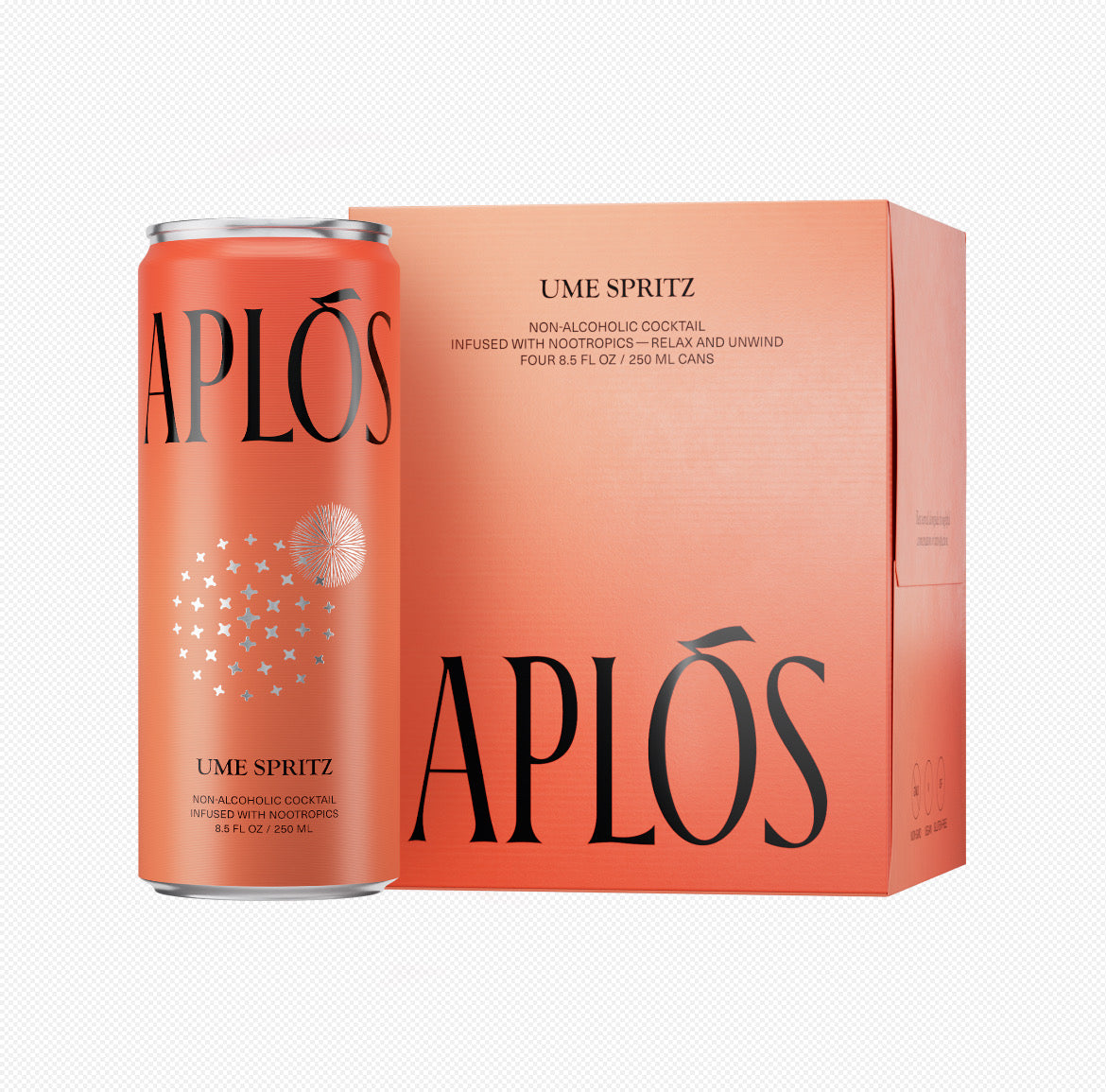  Aplos sparkling, non-alcoholic cocktail 
