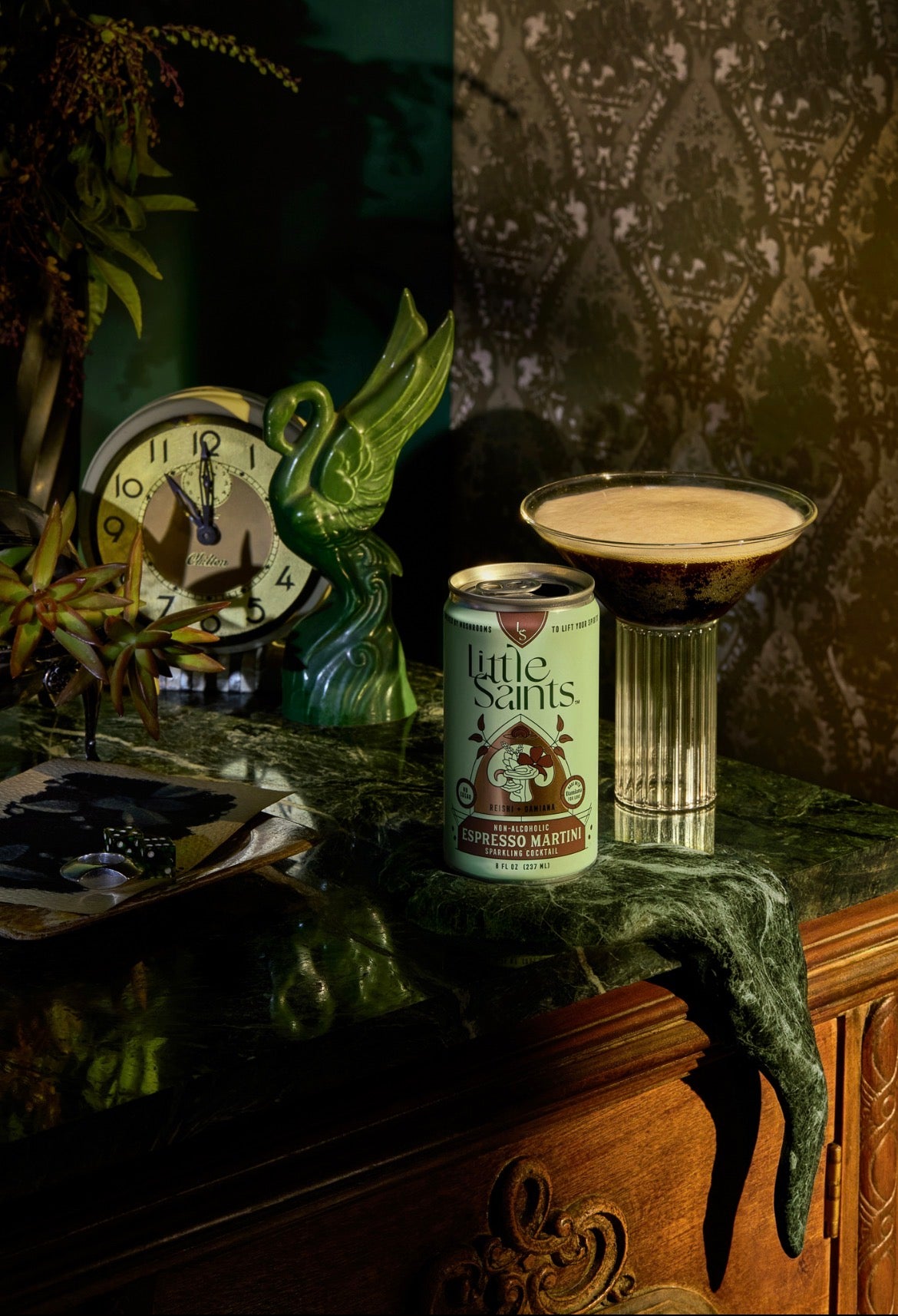 Non alcoholic Espresso Martini Mocktail