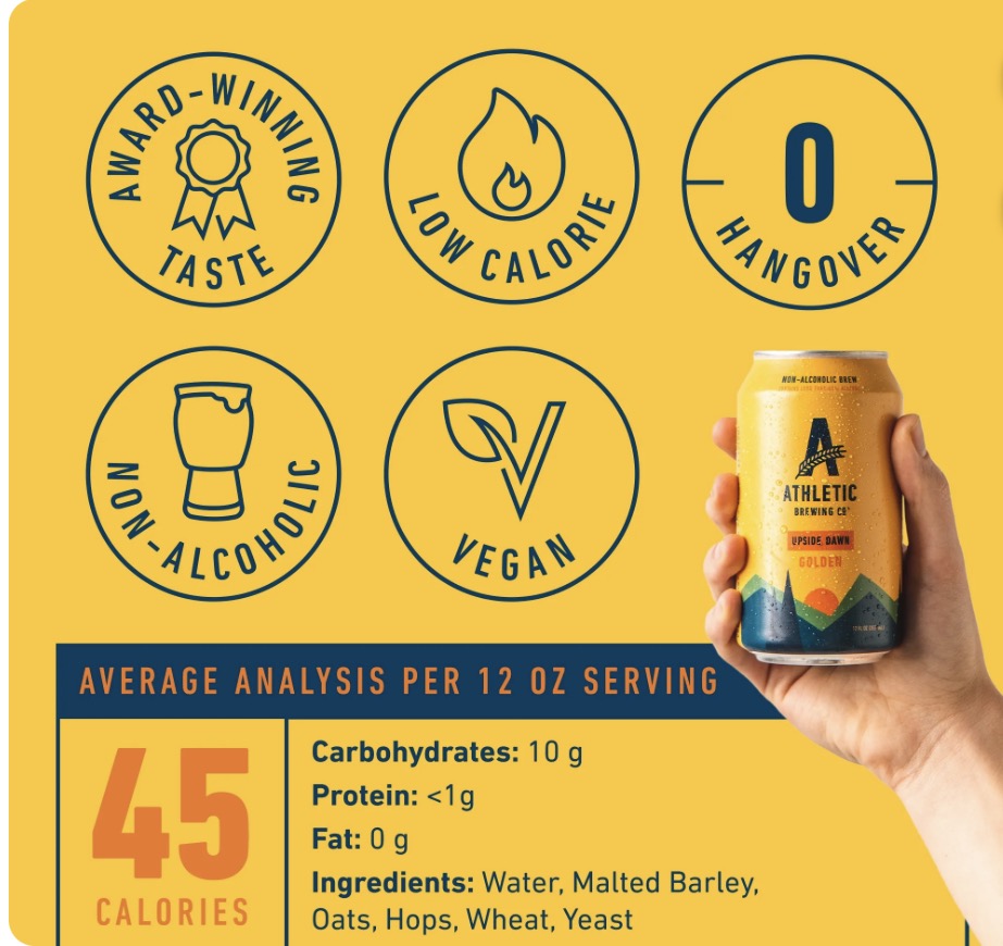 Athletic Brewing Upside Dawn Golden