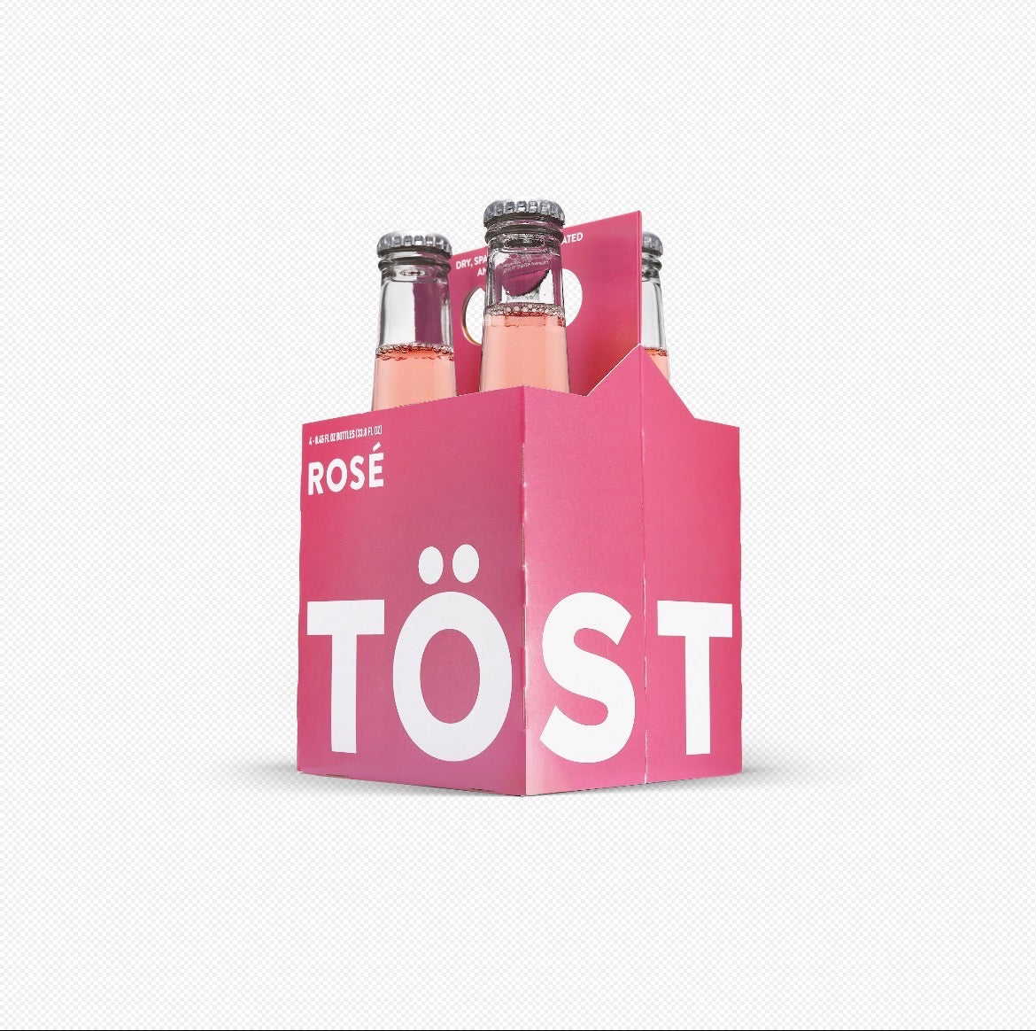 Non-alcoholic sparkling rose beverage crafted from premium white tea, elderberry, and ginger