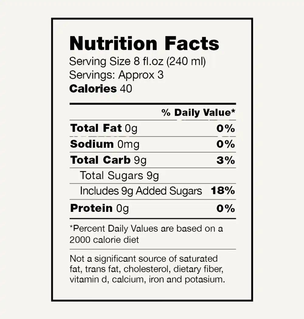 Non-alcoholic sparkling rose beverage crafted from premium white tea, elderberry, and ginger