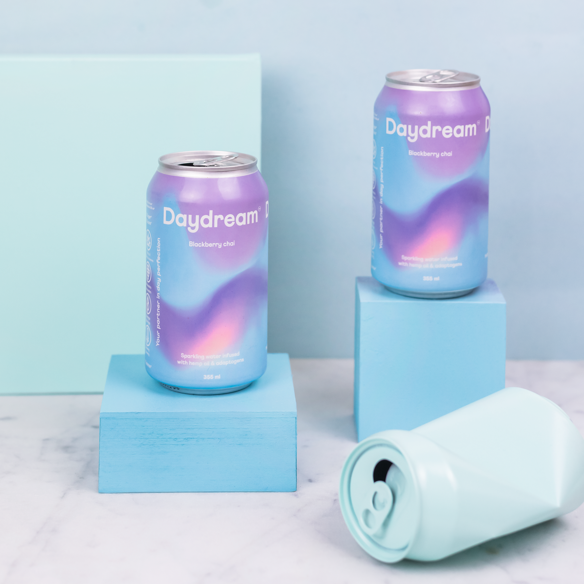 A refreshing sparkling adaptogen drink