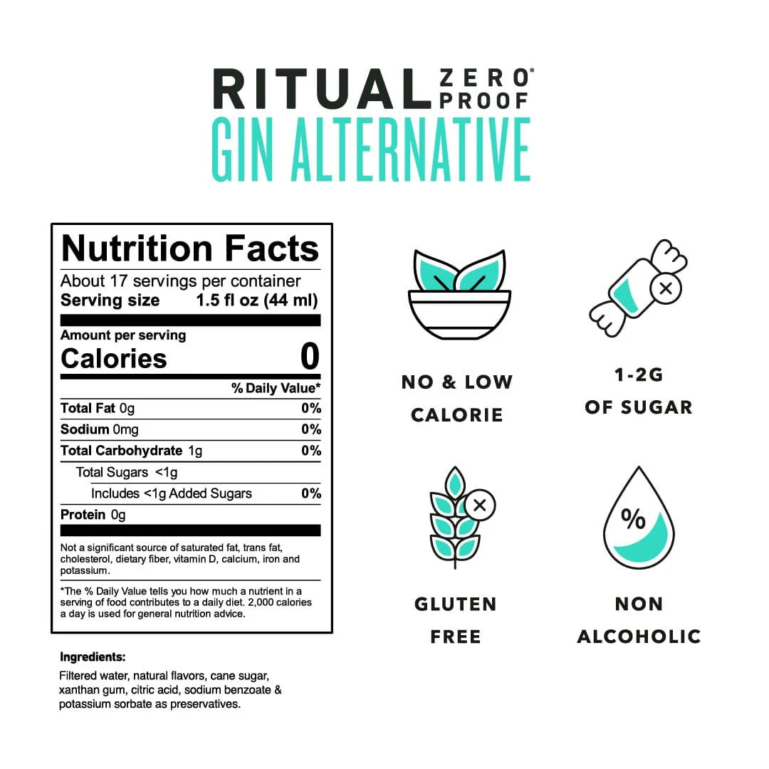 Ritual Zero Proof Gin Alternative