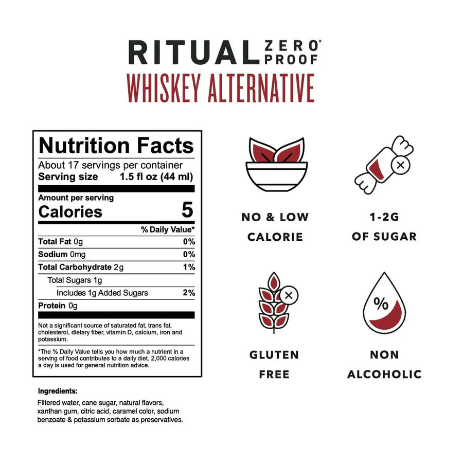 Ritual Zero Proof Whiskey Alternative